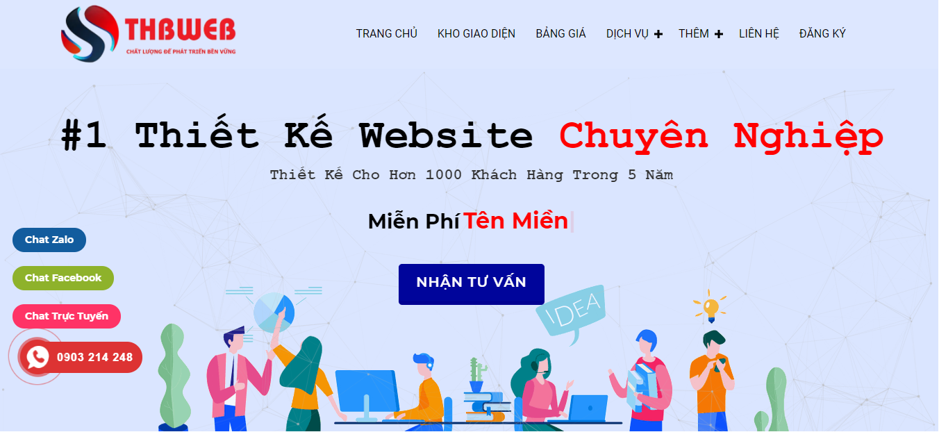 Công ty thiết kế website THB WEB