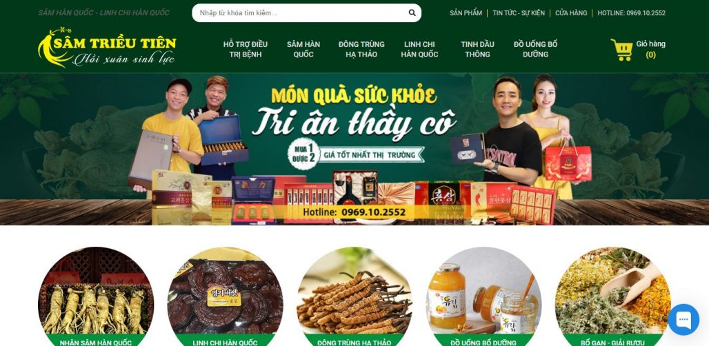 Công ty cung cấp quà tết cho doanh nghiệp SÂM TRIỀU TIÊN