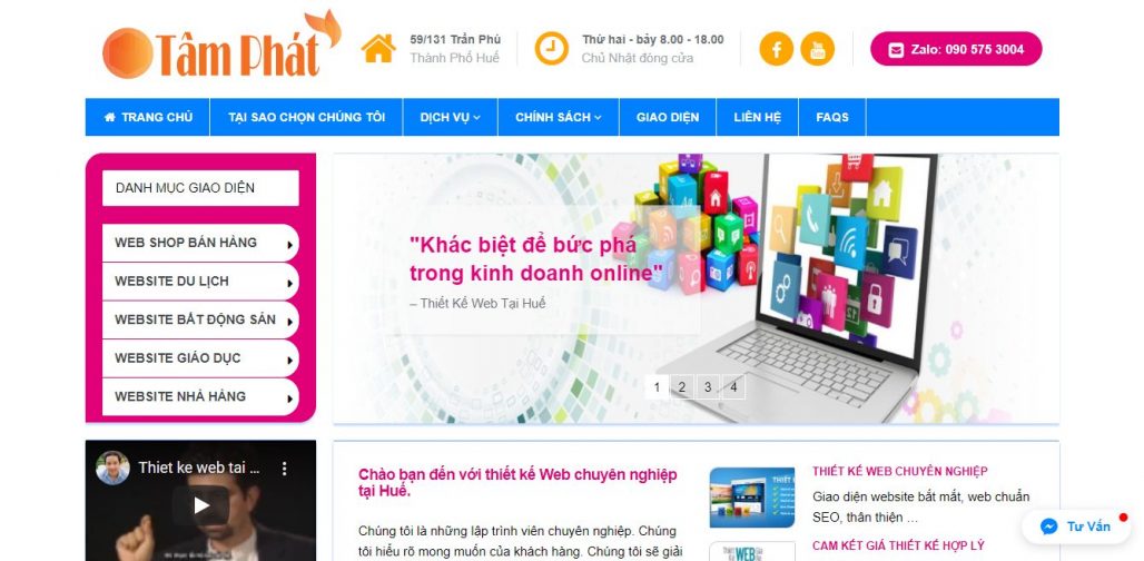 Công Ty Thiết Kế Website Tâm Phát