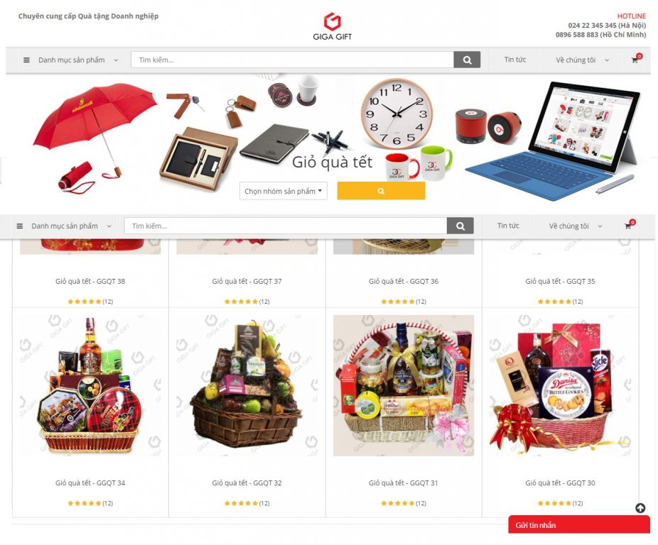 Công ty cung cấp giỏ quà tết cho doanh nghiệp Giga Gift