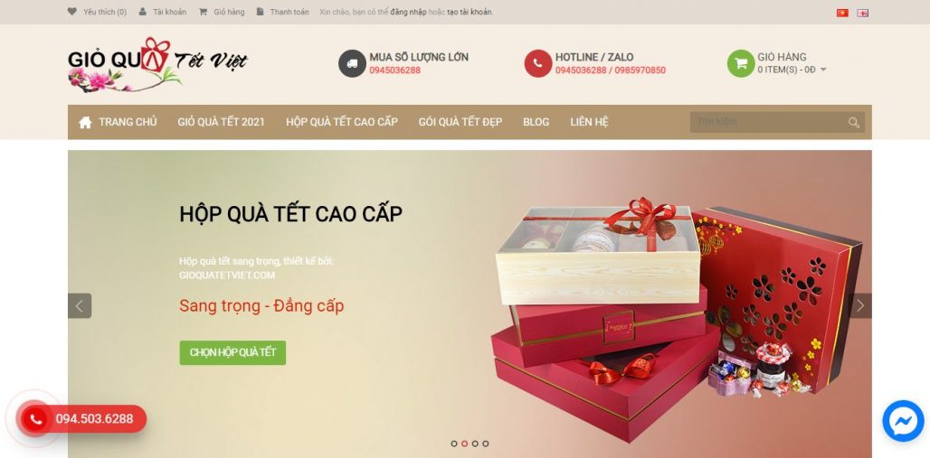 Công ty cung cấp quà tết cho doanh nghiệp GIỎ QUÀ TẾT VIỆT