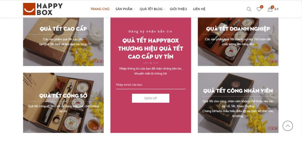Công ty cung cấp quà tết cho nhân viên HAPPYBOX
