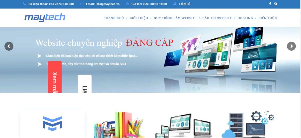 Công Ty Thiết Kế Web Maytech