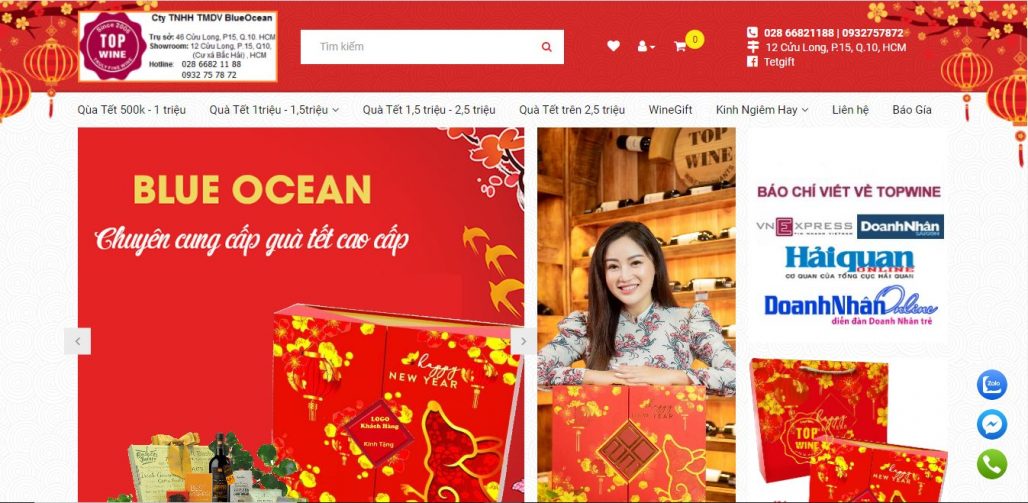 Công Ty Cung Cấp Quà Tết Cho Doanh Nghiệp Blue Ocean
