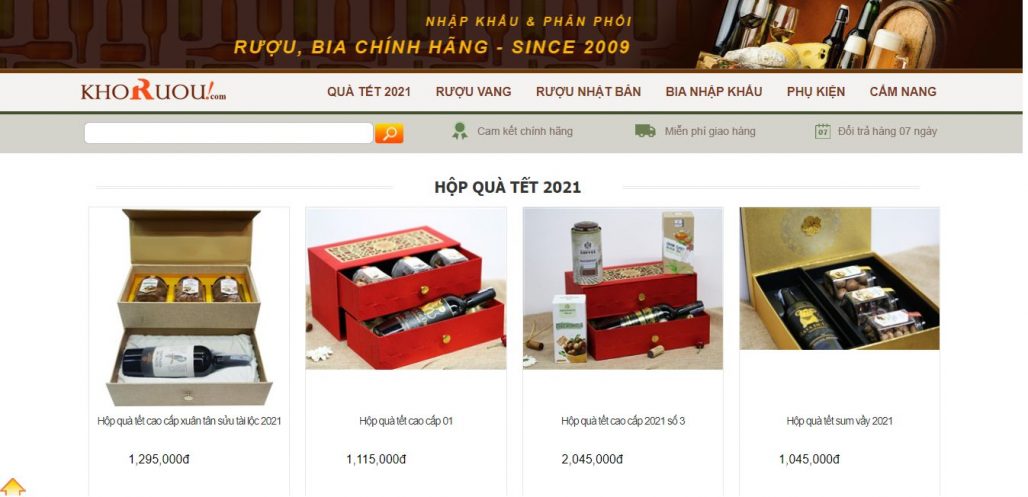 Công ty cung cấp giỏ quà tết cho doanh nghiệp Vinacom