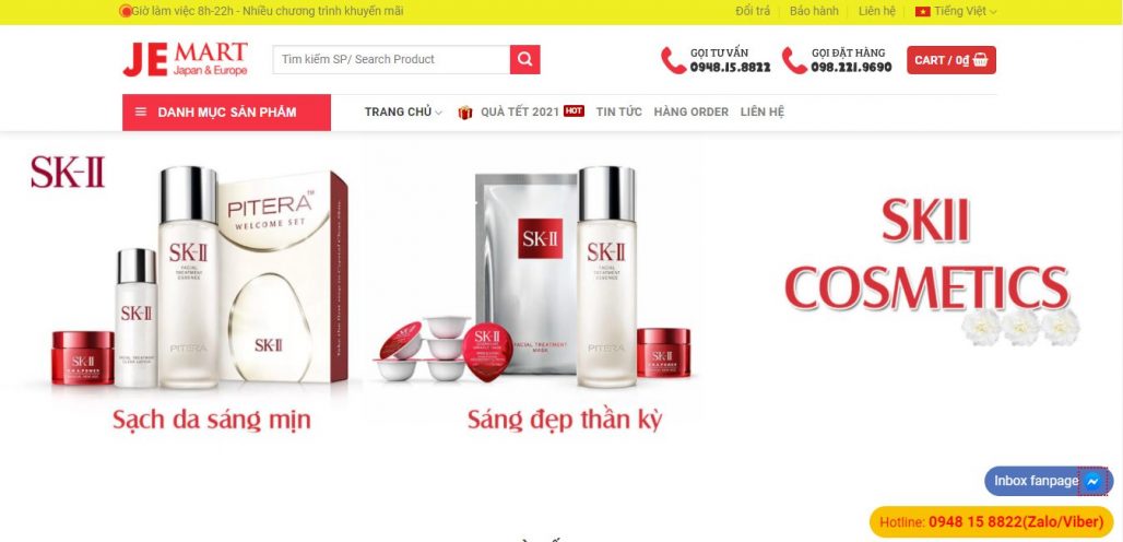 Công ty cung cấp quà tết cho nhân viên J-E Mart