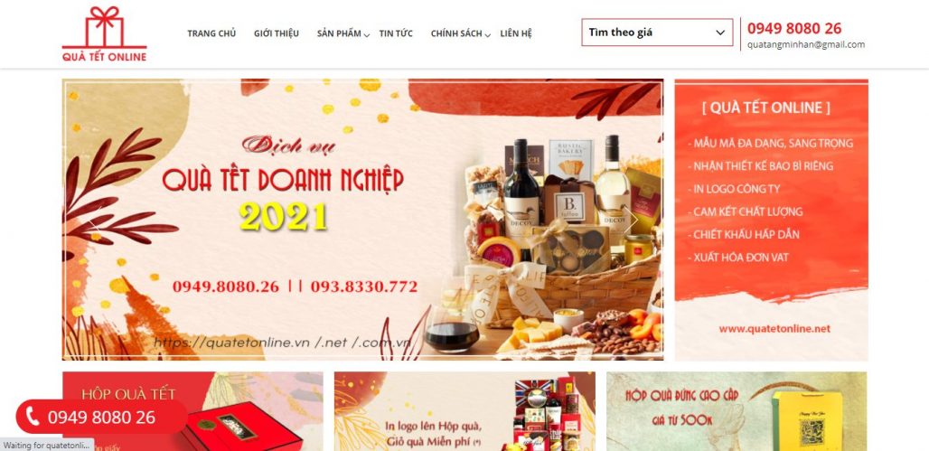 Công ty cung cấp quà tết cho nhân viên MINH AN