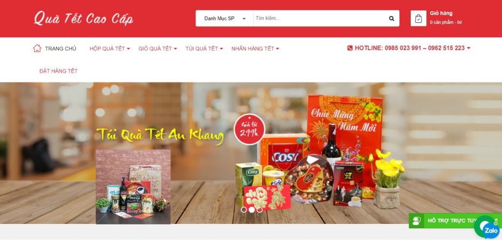Công ty cung cấp giỏ quà tết cho doanh nghiệp Quà tết cao cấp