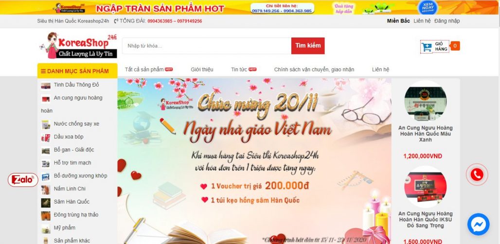 Công ty cung cấp quà tết cho nhân viên Koreashop24h