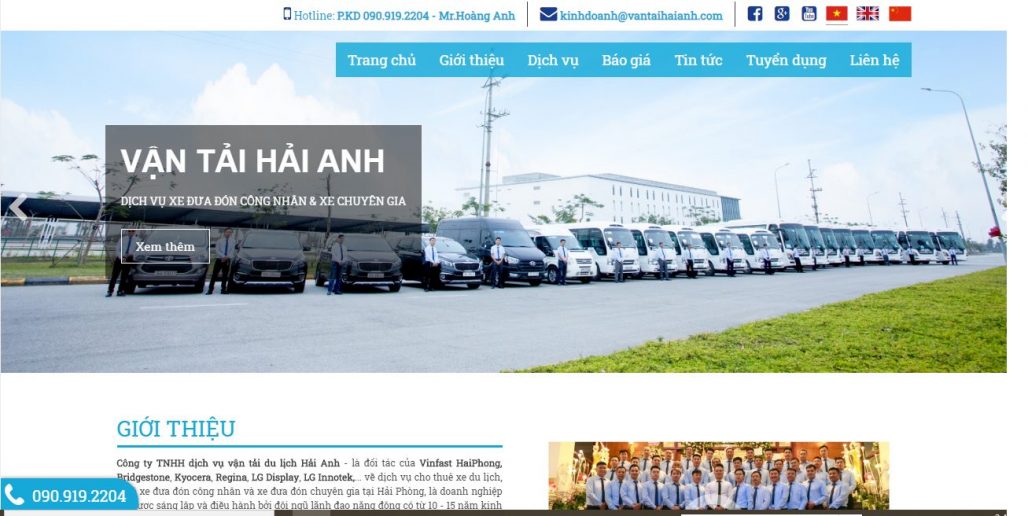 Công Ty Dịch Vụ Thuê Xe HẢI ANH