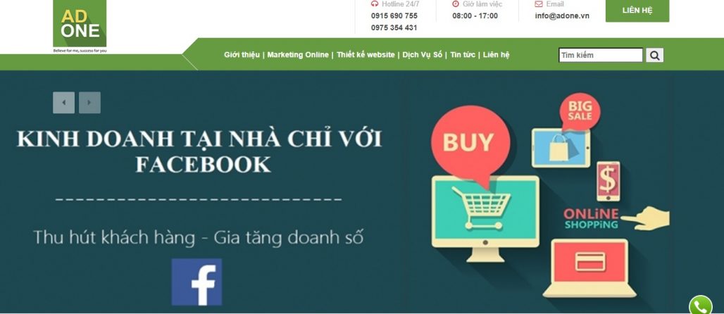Công ty chạy quảng cáo Facebook uy tín AdOne