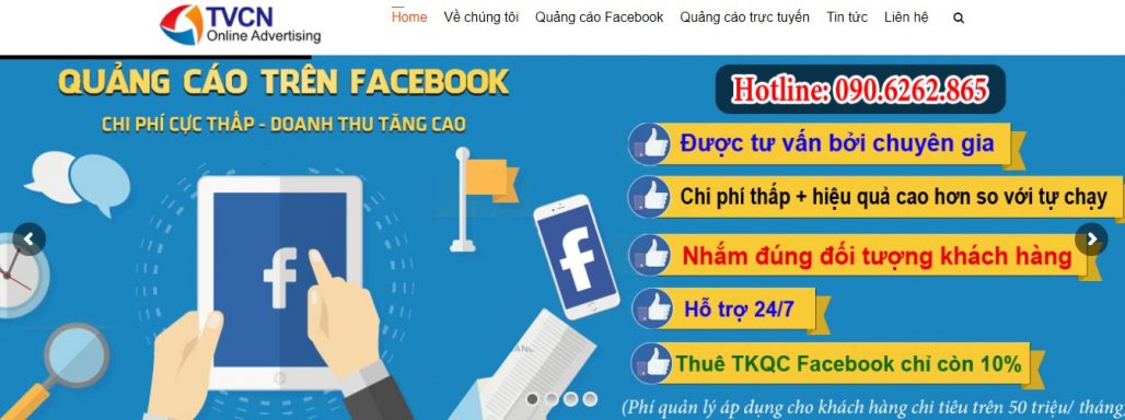 Công ty chạy quảng cáo Facebook TVCN
