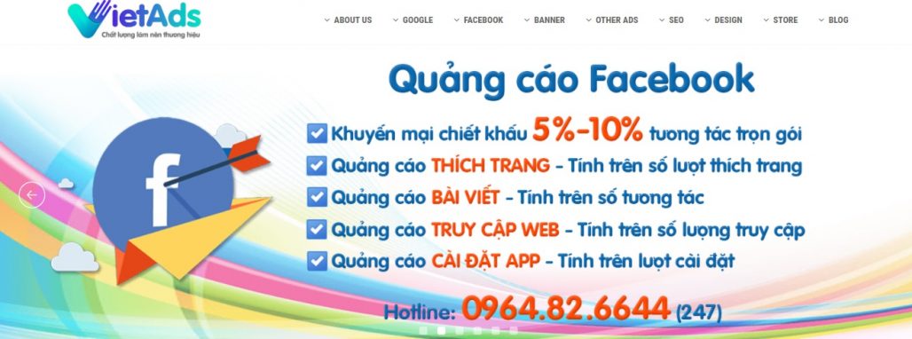 Công ty chạy quảng cáo Facebook Việt Ads