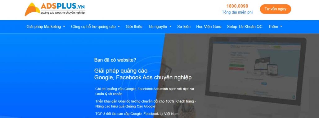 Công ty chạy quảng cáo Google Adwords ADPLUS.VN