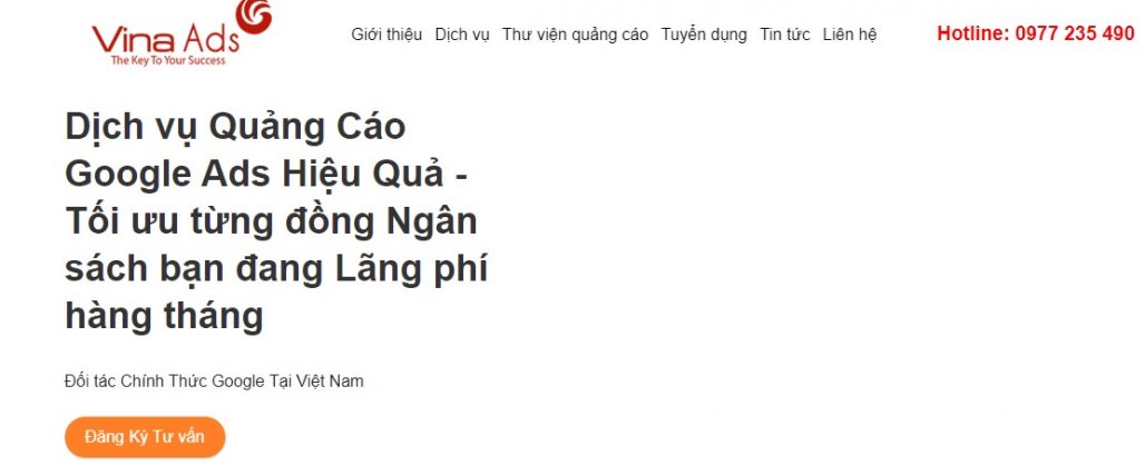 Công ty chạy quảng cáo Google Adwords Vina Ads