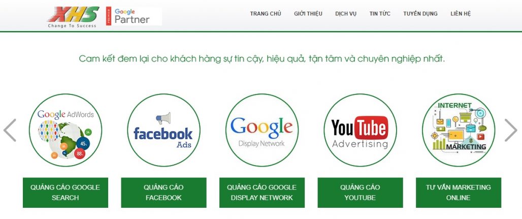 Công ty chạy quảng cáo Google Adwords Xu Hướng Số