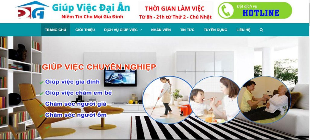 Công ty giúp việc tại nhà theo giờ Đại Ân