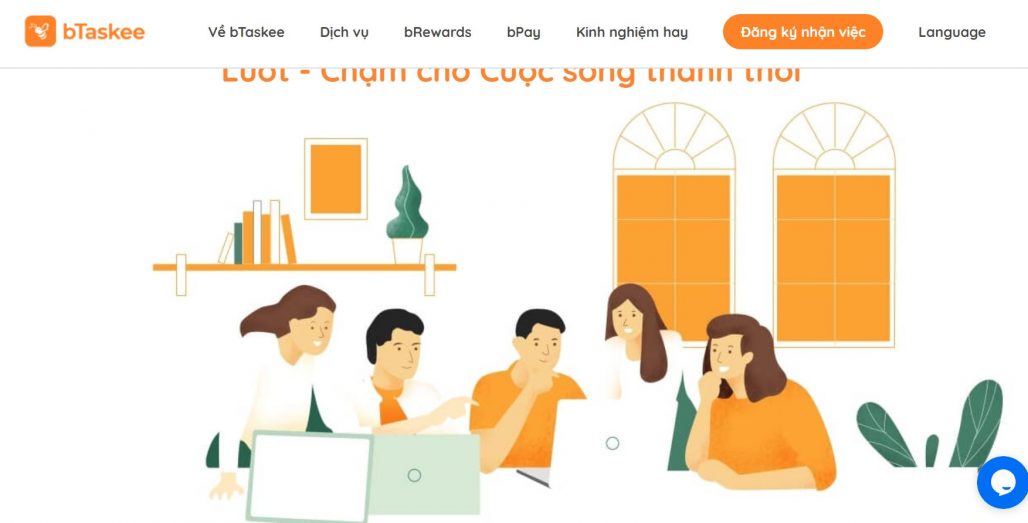 Công ty giúp việc tại nhà theo giờ bTaskee