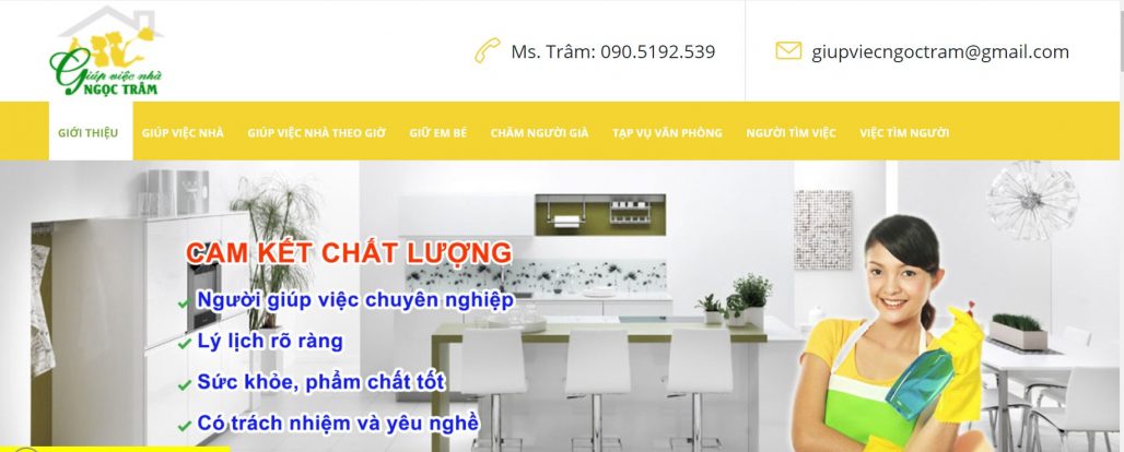 Công ty giúp việc tại nhà theo giờ Ngọc Trâm