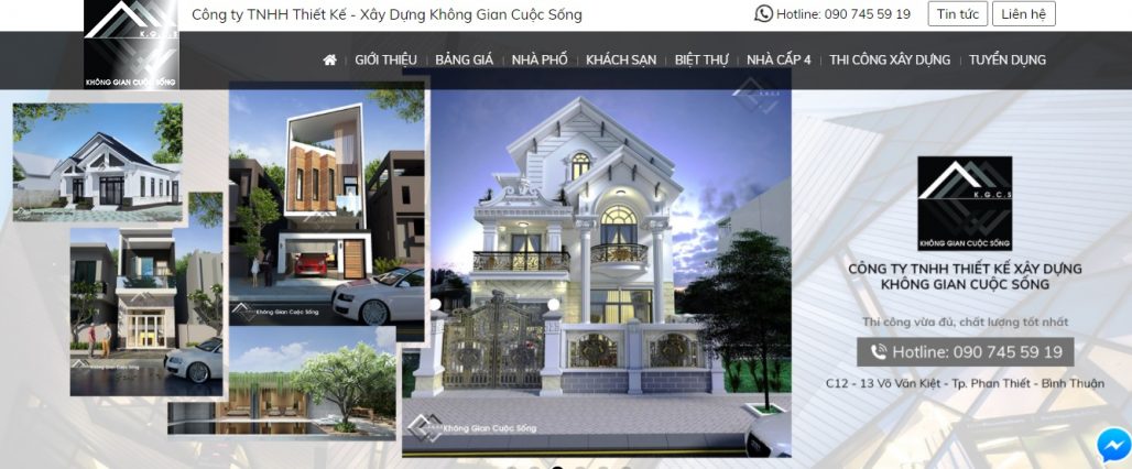 Công ty xây dựng nhà Không Gian Cuộc Sống