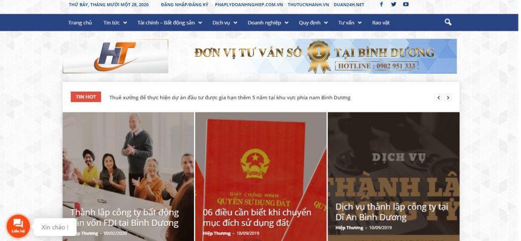 Dịch vụ thành lập công ty Hiệp Thương