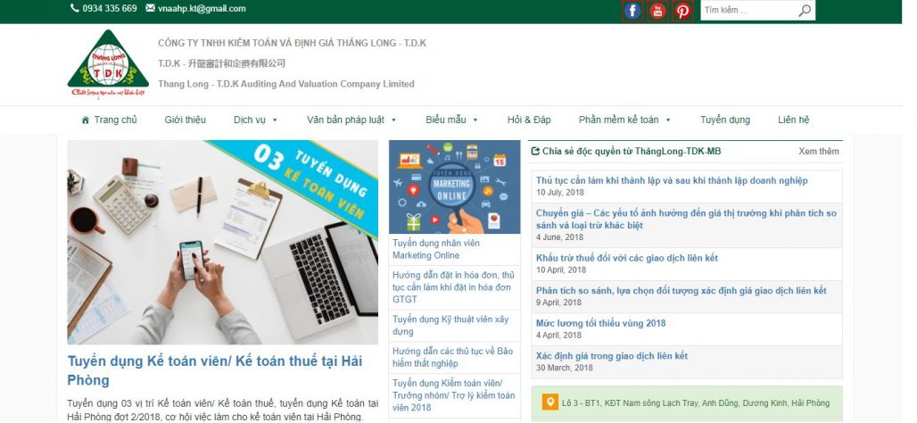 Dịch vụ thành lập công ty - Thăng Long – T.D.K