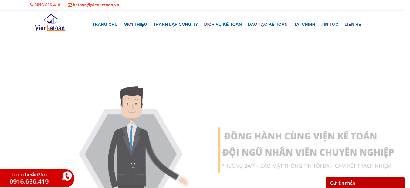 Dịch vụ thành lập công ty VIỆN KẾ TOÁN