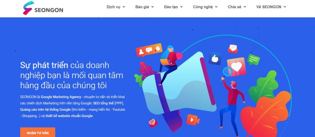 Công ty chạy quảng cáo Google Adwords SEONGON