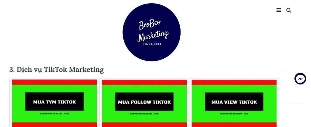 Công ty chạy quảng cáo Tiktok BeoBeo