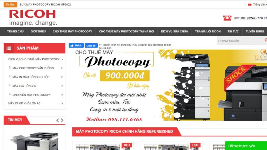 TOP 10 CÔNG TY CHO THUÊ MÁY PHOTOCOPY UY TÍN Ở HÀ NỘI 2021