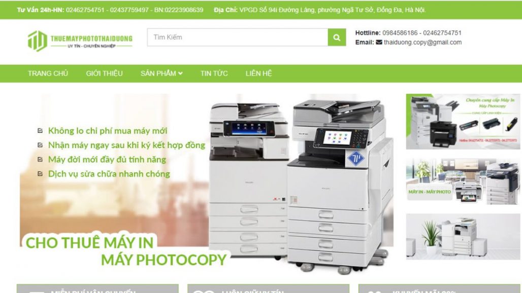 TOP 10 CÔNG TY CHO THUÊ MÁY PHOTOCOPY UY TÍN Ở HÀ NỘI 2021