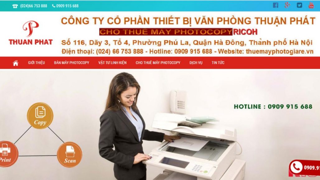 TOP 10 CÔNG TY CHO THUÊ MÁY PHOTOCOPY UY TÍN Ở HÀ NỘI 2021