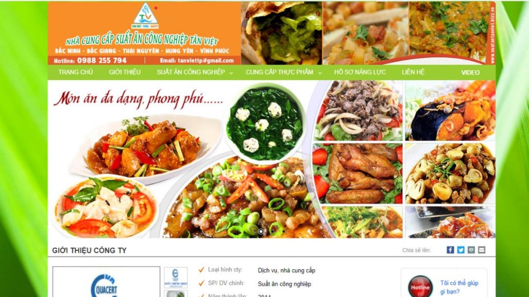 Top 5 công ty cung cấp suất ăn công nghiệp uy tín tại Bắc Ninh