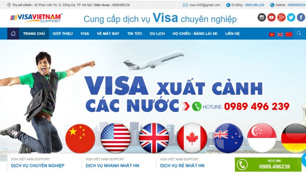 Top 9 công ty dịch vụ làm Visa uy tín tại Hà Nội 2021