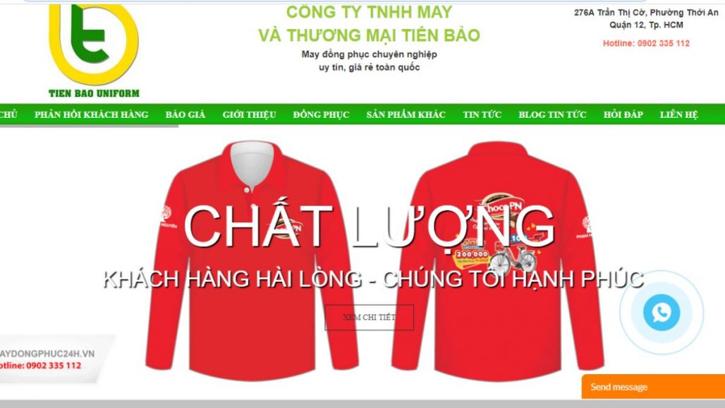 Top 10 công ty may đồng phục uy tín tại TPHCM 2021