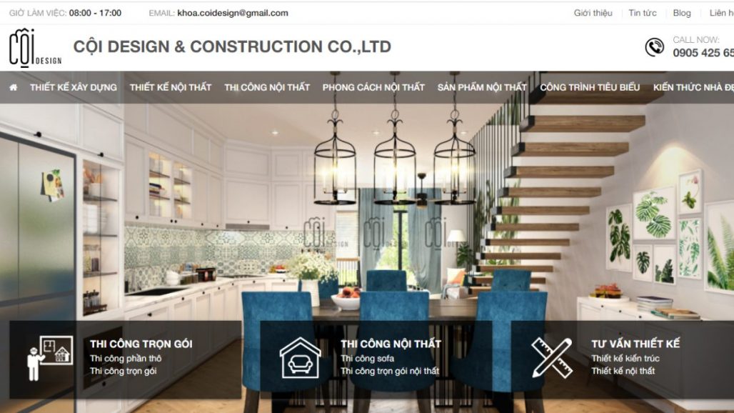 Top 10 công ty thi công nội thất uy tín tại Đà Nẵng 2021
