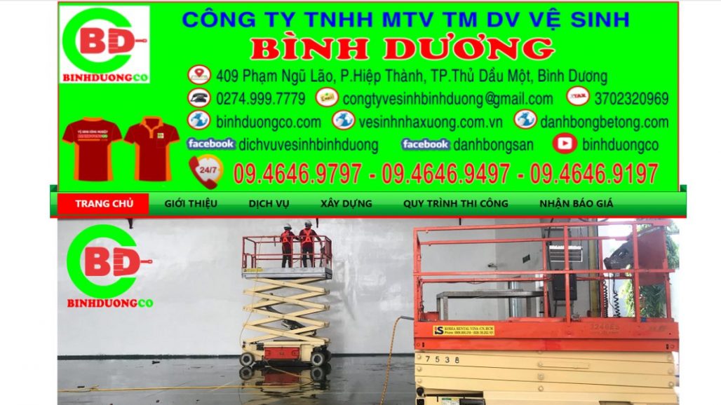 TOP 8 CÔNG TY VỆ SINH CÔNG NGHIỆP UY TÍN TẠI BÌNH DƯƠNG 2021