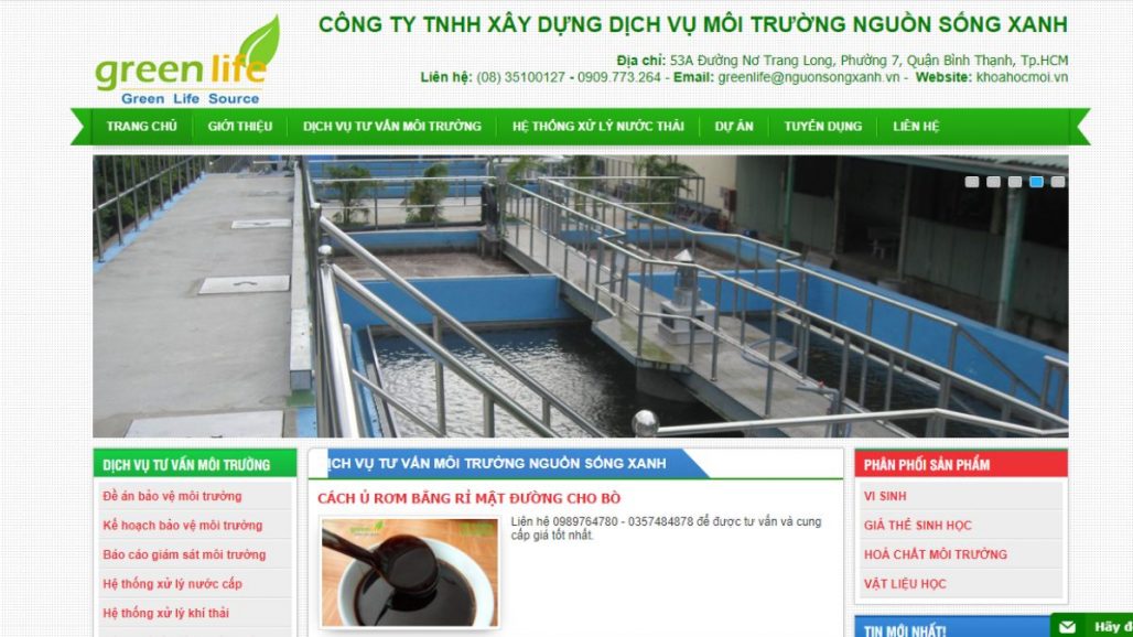 Top 10 công ty tư vấn môi trường uy tín tại TPHCM 2021