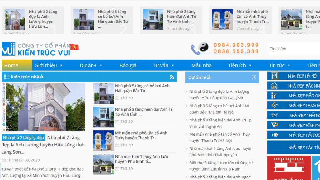 TOP 10 CÔNG TY TƯ VẤN THIẾT KẾ XÂY DỰNG UY TÍN TẠI HÀ NỘI 2021