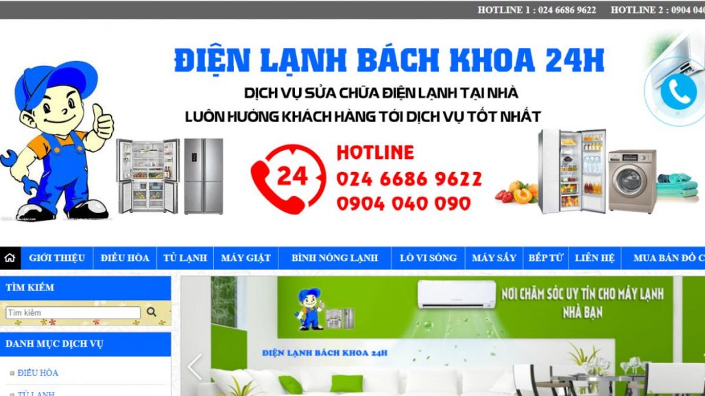 Top 9 dịch vụ sửa điều hòa tủ lạnh máy giặt uy tín ở Hà Nội 2021