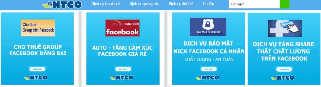Dịch vụ tăng like Facebook NTCO