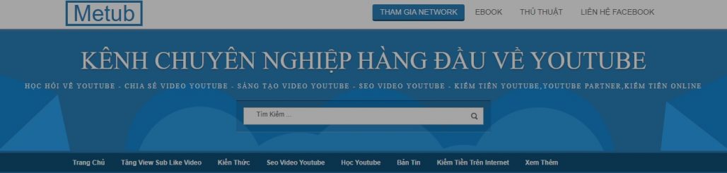 Dịch vụ tăng view Youtube Metub