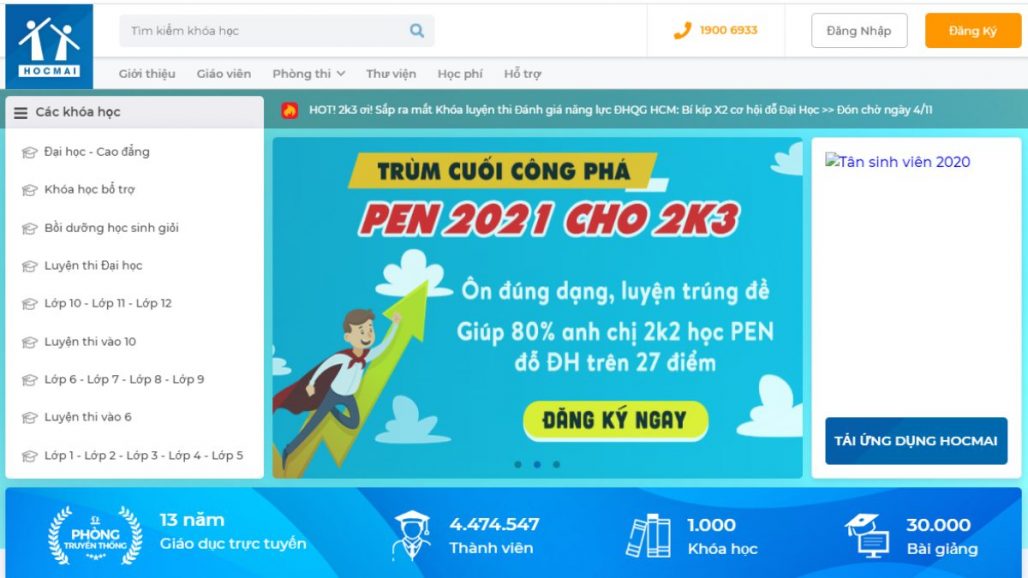 Top 10 website khóa học online uy tín tại Việt Nam 2021