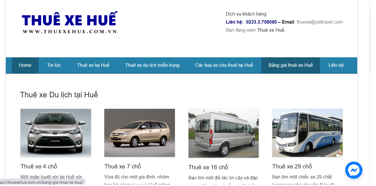 Công ty dịch vụ thuê xe LỮ HÀNH LAVANG