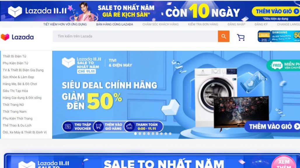 Top 10 website mua sắm uy tín nhất Việt Nam 2021
