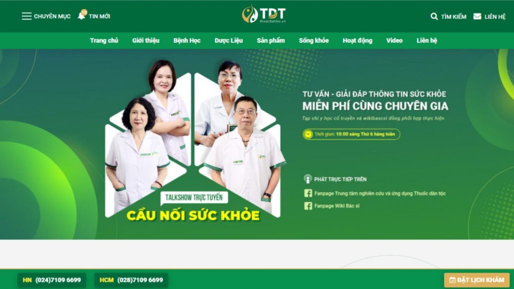 Top 10 phòng khám đông y uy tín nhất tại Hà Nội 2021