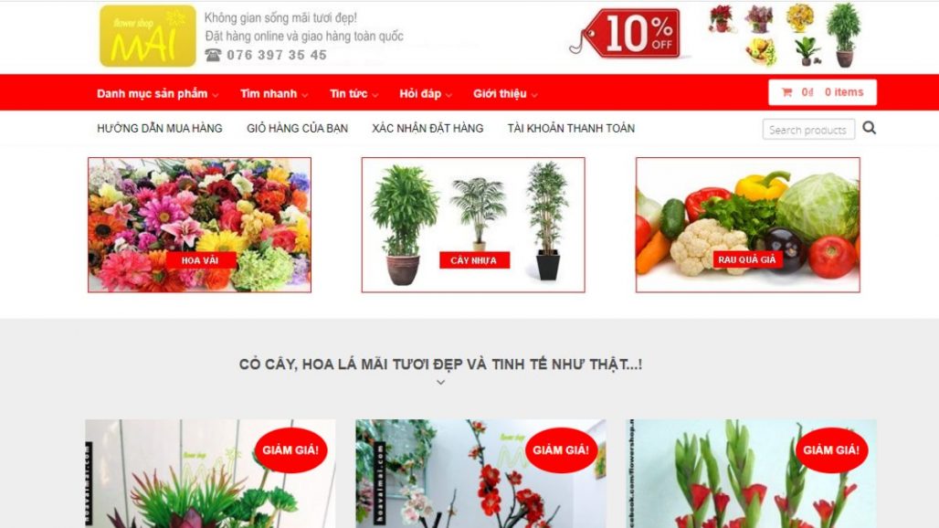 Top 10 shop bán hoa giả đẹp và uy tín nhất TPHCM 2021