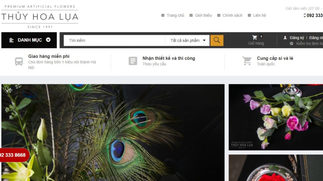 Top 10 shop bán hoa giả đẹp và uy tín nhất Hà Nội 2021