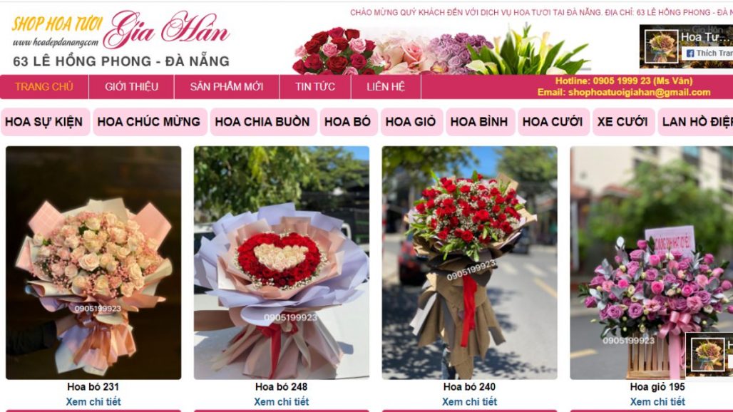 Top 7 shop bán hoa tươi uy tín nhất tại Đà Nẵng 2021
