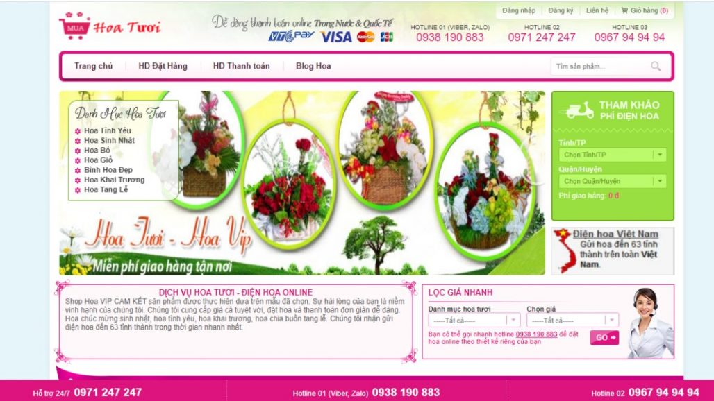 Top 10 shop bán hoa tươi uy tín nhất tại TPHCM 2021